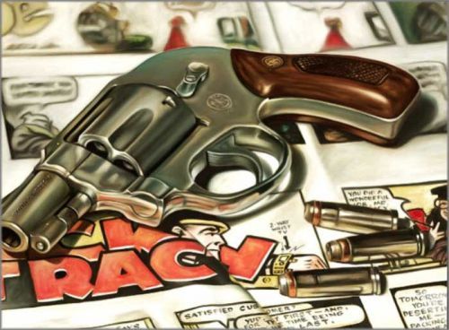 Doug Bloodworth limited edition giclée on canvas:"Dick Tracy"