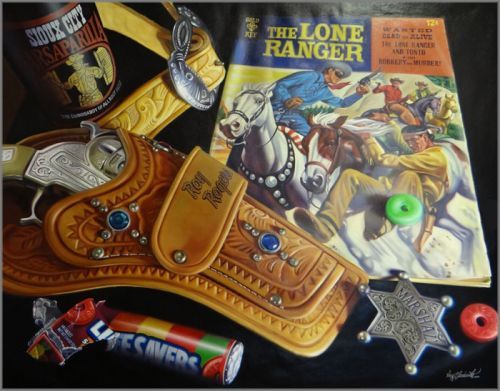 Doug Bloodworth limited edition giclée on canvas:"Lone Ranger, The"