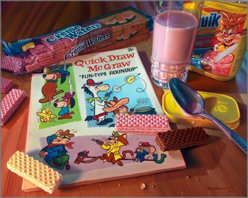 Doug Bloodworth limited edition gicl&eacute;e on canvas:"Quick Draw"