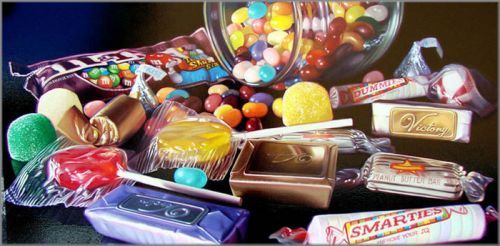 Doug Bloodworth limited edition gicl&eacute;e on canvas:"Smarties"