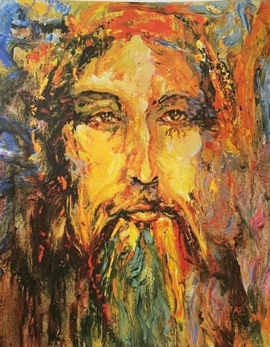 Duaiv Signed Limited Edition Print on Paper: "Jesus "