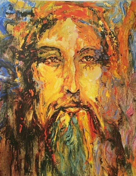 Duaiv Signed Limited Edition Print on Paper: "Jesus "
