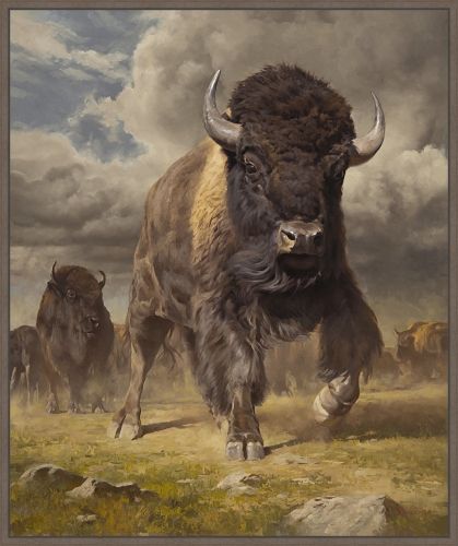 Dustin Van Wechel Framed Ltd Ed Canvas Giclee:"Headstrong"