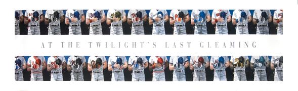 Dwight Baird Rare Vintage Artist Signed Offset Lithograph: "At the Twilights Last Gleaming"