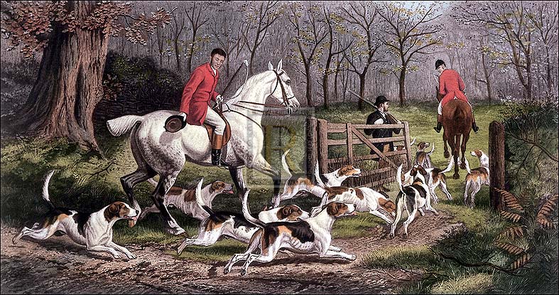 E.A.S. Douglas Artist Hand Colored Copper Plate Printed Atelier Print:"Throwing In I"