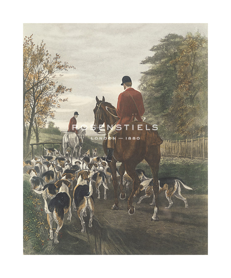 E.A.S. Douglas Hand Numbered Limited Edition Print on Paper :"Evening Return To The Kennels"