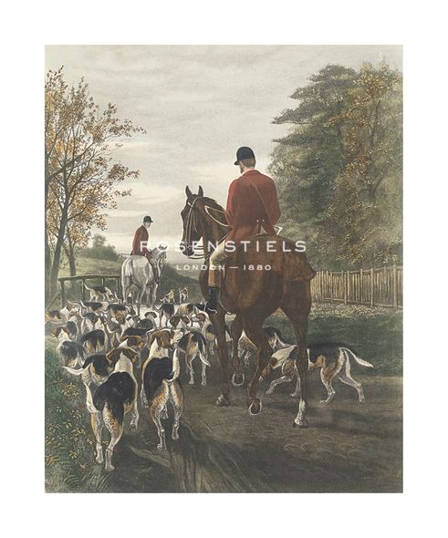 E.A.S. Douglas Hand Numbered Limited Edition Print on Paper :"Evening Return To The Kennels"