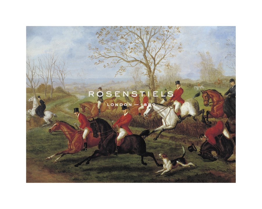 E B Herberte Hand Numbered Limited Edition Print on Paper :"Cross Country"
