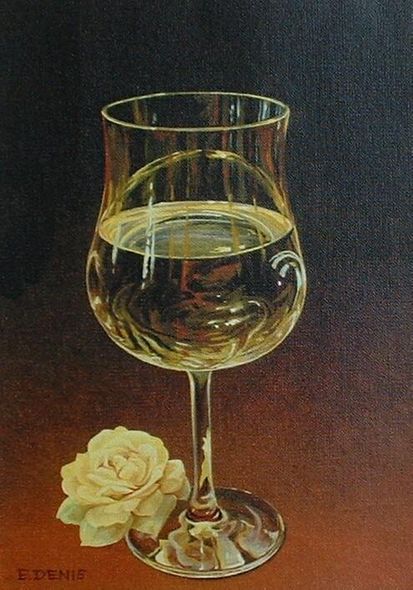 E. Denis Hand Signed and Numbered Limited Edition Giclee on Canvas: " A Perfect Moment "