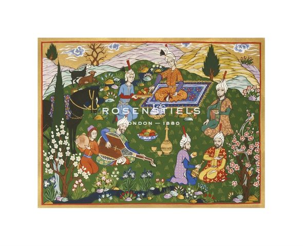 E. S. Elmhirst Hand Numbered Limited Edition Print on Paper :"Persian Scene 6"