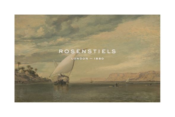 E.W. Cooke Hand Numbered Limited Edition Print on Paper :"On the Nile"