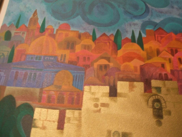 E. Weishoff Hand Signed and Numbered Serigraph:"Lion's Gate"