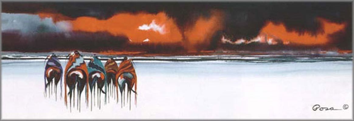 Ed Posa Limited Edition Giclee Canvas:"Last Journey"