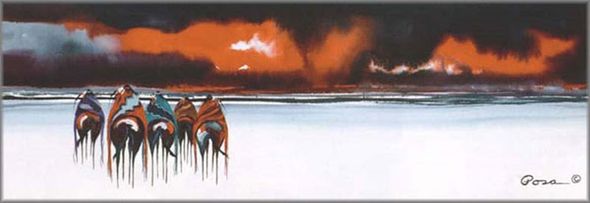 Ed Posa Limited Edition Giclee Canvas:"Last Journey"
