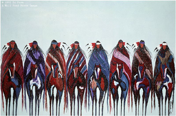 Ed Posa Limited Edition Paper Print:"First People"