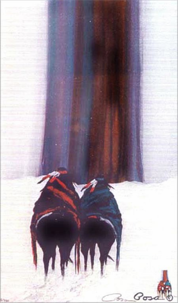 Ed Posa Limited Edition Paper Print:"Legends of the Past"
