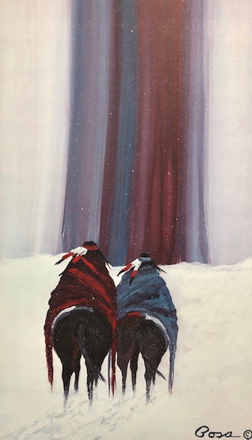 Ed Posa Signed by the Artist Limited Edition Paper Lithograph:"Legends of the Past"