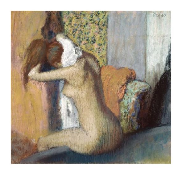 Edgar Degas Fine Art Open Edition Gicl&eacute;e:"After the Bath"