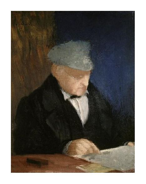 Edgar Degas Fine Art Open Edition Gicl&eacute;e:"Auguste, the Artist's Father"