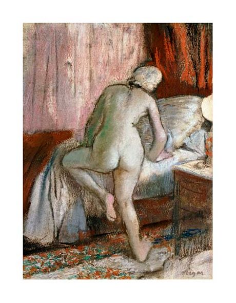 Edgar Degas Fine Art Open Edition Gicl&eacute;e:"Bedtime"