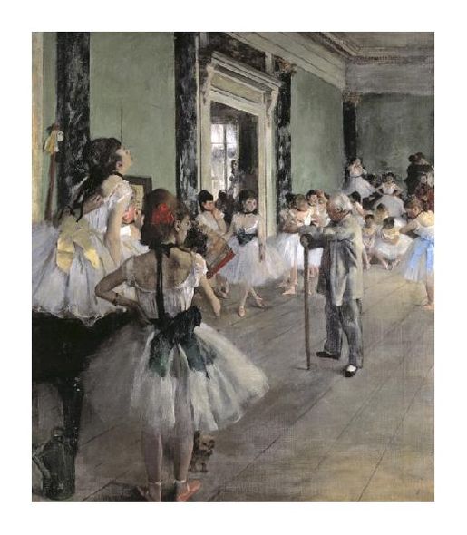 Edgar Degas Fine Art Open Edition Gicl&eacute;e:"Dance Class"