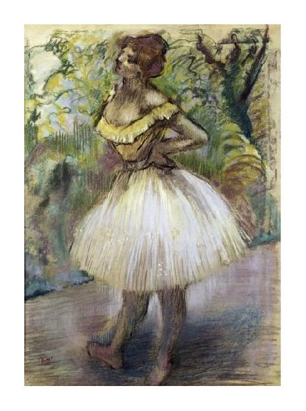 Edgar Degas Fine Art Open Edition Gicl&eacute;e:"Dancer in Yellow"