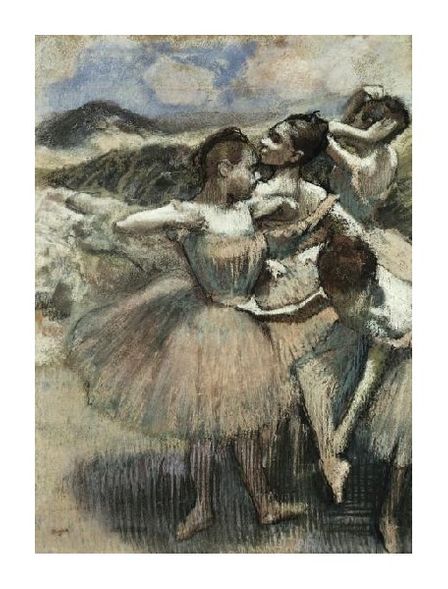 Edgar Degas Fine Art Open Edition Gicl&eacute;e:"Dancers"