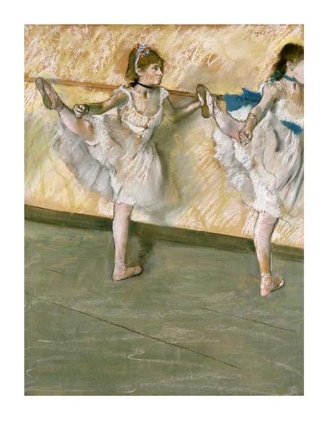 Edgar Degas Fine Art Open Edition Gicl&eacute;e:"Dancers at the Bar"
