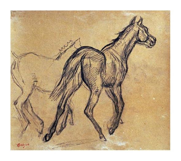 Edgar Degas Fine Art Open Edition Gicl&eacute;e:"Horses"