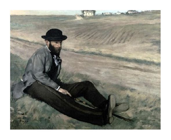 Edgar Degas Fine Art Open Edition Gicl&eacute;e:"Portrait of Eugene Manet"