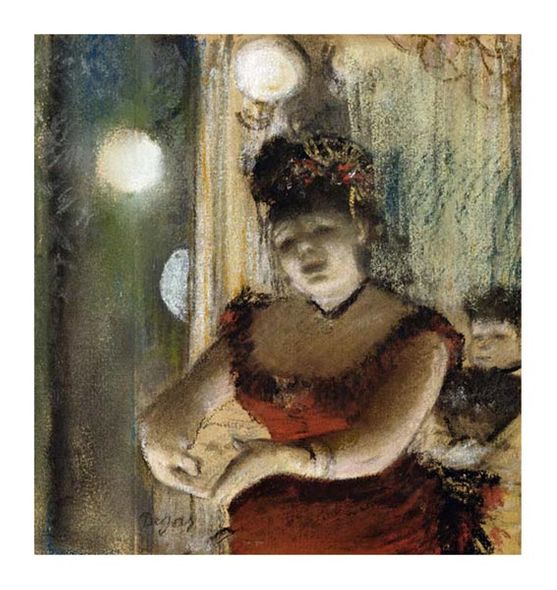 Edgar Degas Fine Art Open Edition Gicl&eacute;e:"Singer in a Caf&eacute;"