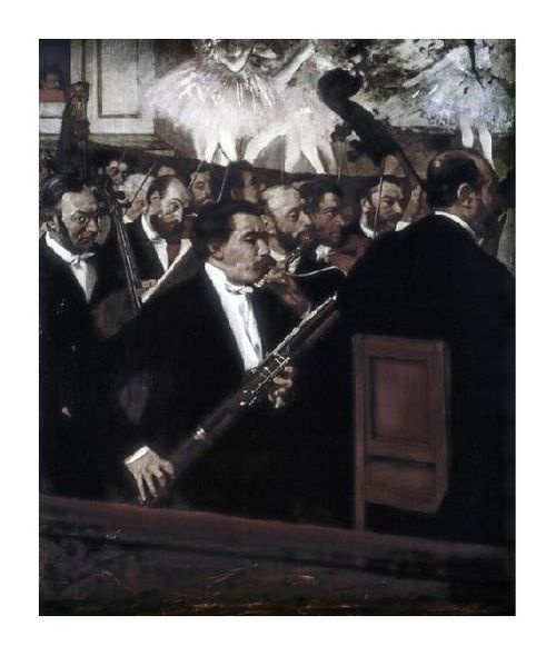 Edgar Degas Fine Art Open Edition Gicl&eacute;e:"The Orchestra of the Opera"