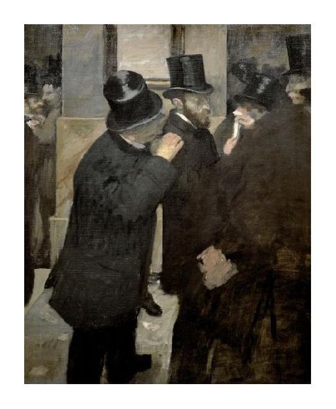 Edgar Degas Fine Art Open Edition Gicl&eacute;e:"The Stock Exchange"
