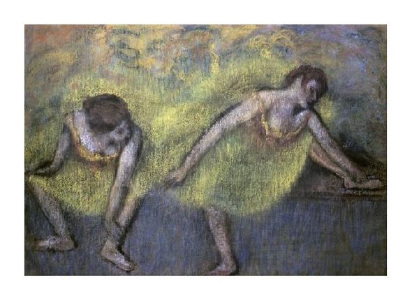 Edgar Degas Fine Art Open Edition Gicl&eacute;e:"Two Dancers at Rest"