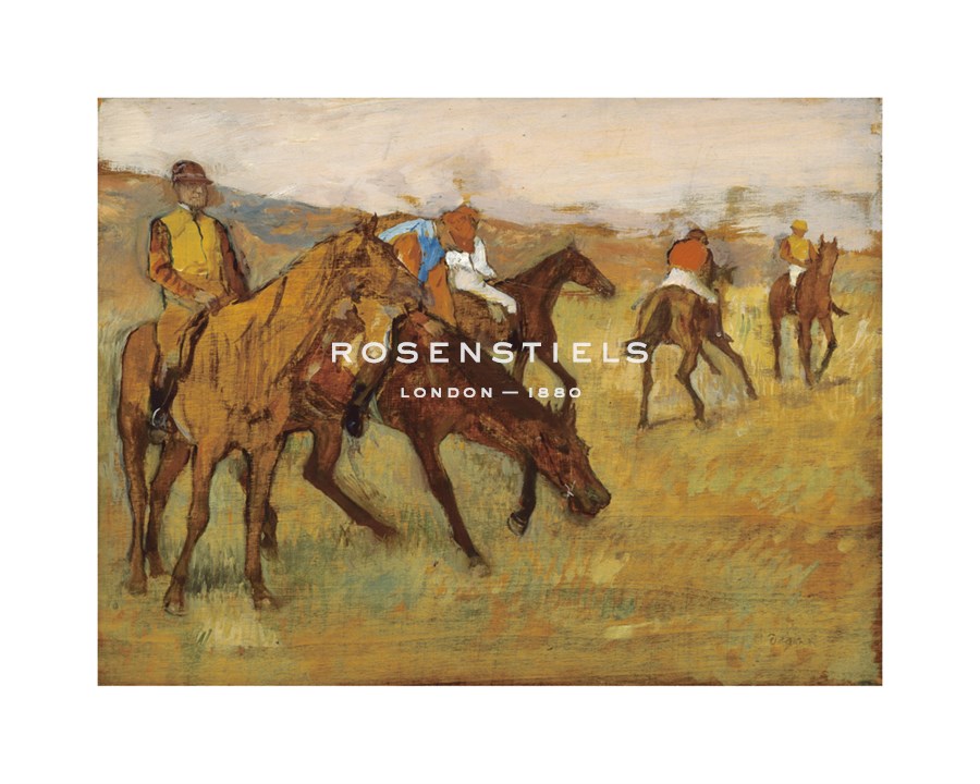 Edgar Degas Hand Numbered Limited Edition Print on Paper :"Before the Race"