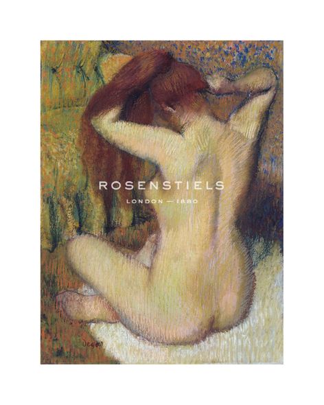 Edgar Degas Hand Numbered Limited Edition Print on Paper :"Frau sich die Haare Kammend"