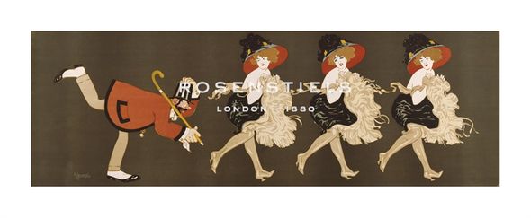 Edouard Bernard Hand Numbered Limited Edition Print on Paper :"Chorus Girls II"