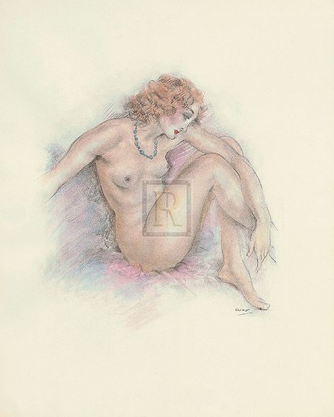 Edouard Chimot Hand Numbered Limited Edition Print on Paper :"A Midsummer Night's Dream Act IV"