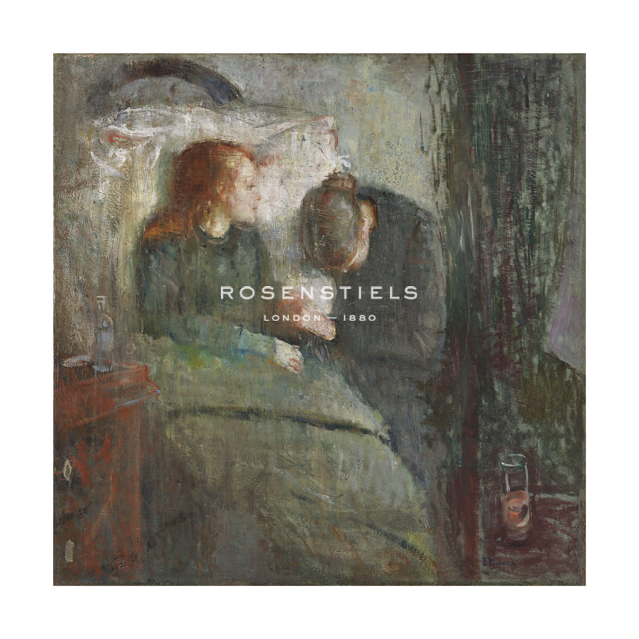 Edvard Munch Hand Numbered Limited Edition Print on Paper :"The Sick Child"