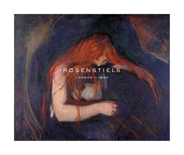 Edvard Munch Hand Numbered Limited Edition Print on Paper :"Vampire 1895"