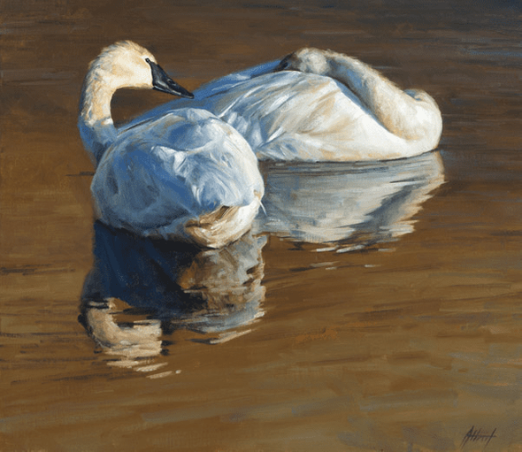 Edward Aldrich Artist Hand Signed Limited Edition Giclee on Paper and Canvas:"Islands of White"