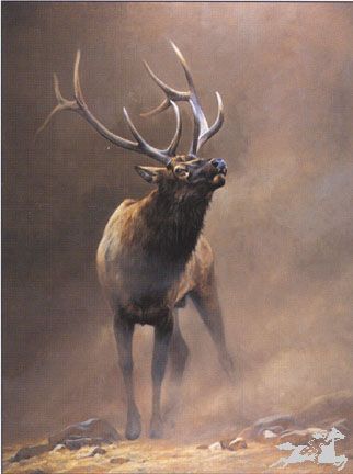 Edward Aldrich Handsigned & Numbered Limited Edition Print:"The Challenge"