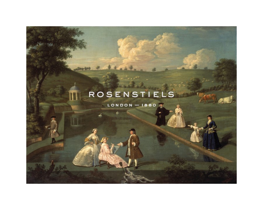 Edward Haytley Hand Numbered Limited Edition Print on Paper :"The Brockman Family and Friends At Beachborough Mano"