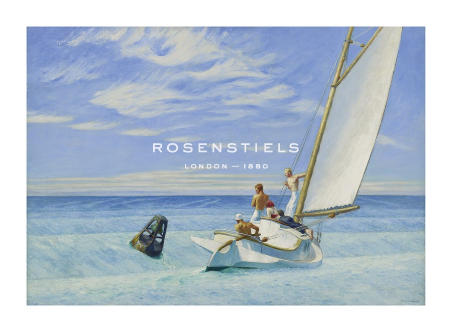 Edward Hopper Hand Numbered Limited Edition Print on Paper :"Ground Swell"