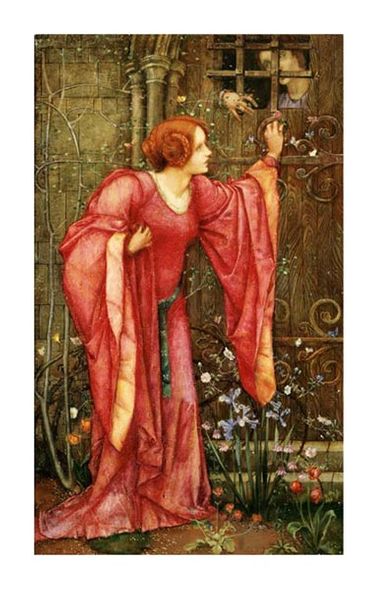 Edward Reginald Frampton Fine Art Open Edition Giclée:"Stone Walls Do Not a Prison Make, Nor Iron Bars a Cage"