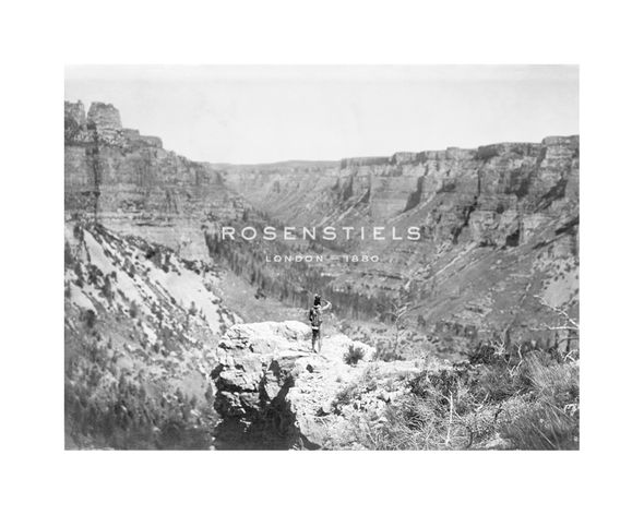 Edward Sheriff Curtis Hand Numbered Limited Edition Print on Paper :"Black Canyon"