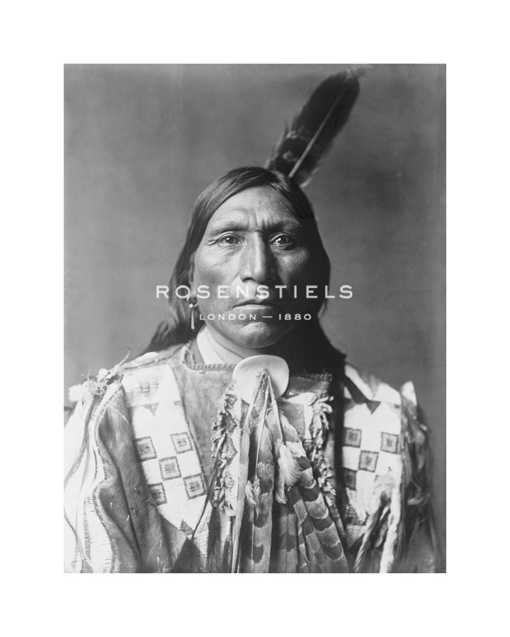 Edward Sheriff Curtis Hand Numbered Limited Edition Print on Paper :"Little Hawk"