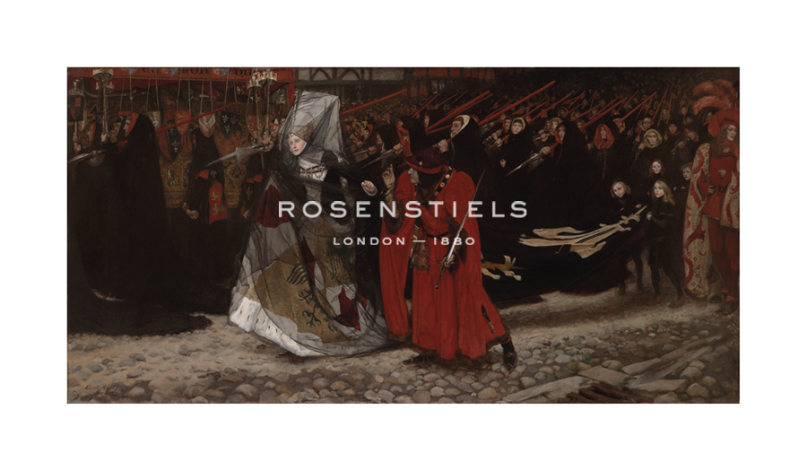 Edwin Austin Abbey Hand Numbered Limited Edition Print on Paper :"Richard, Duke of Gloucester and the Lady Anne"