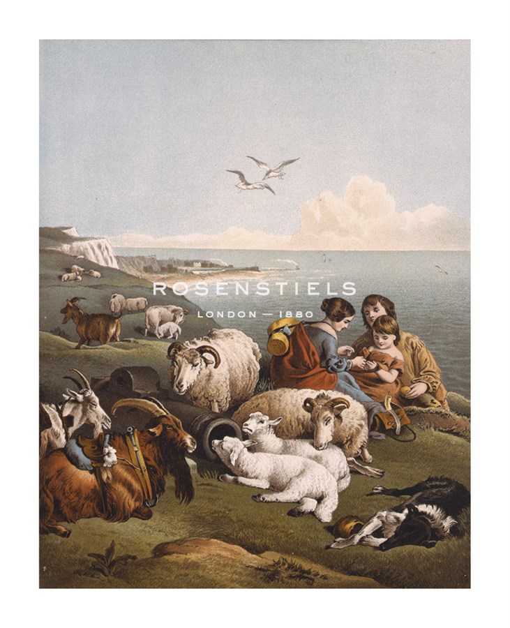 Edwin Landseer Hand Numbered Limited Edition Print on Paper :"Peace"
