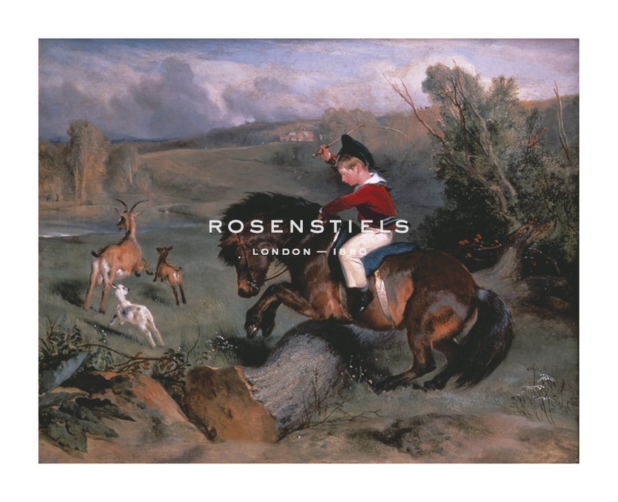 Edwin Landseer Hand Numbered Limited Edition Print on Paper :"The First Leap"
